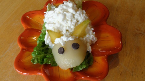 Cottage cheese bunny